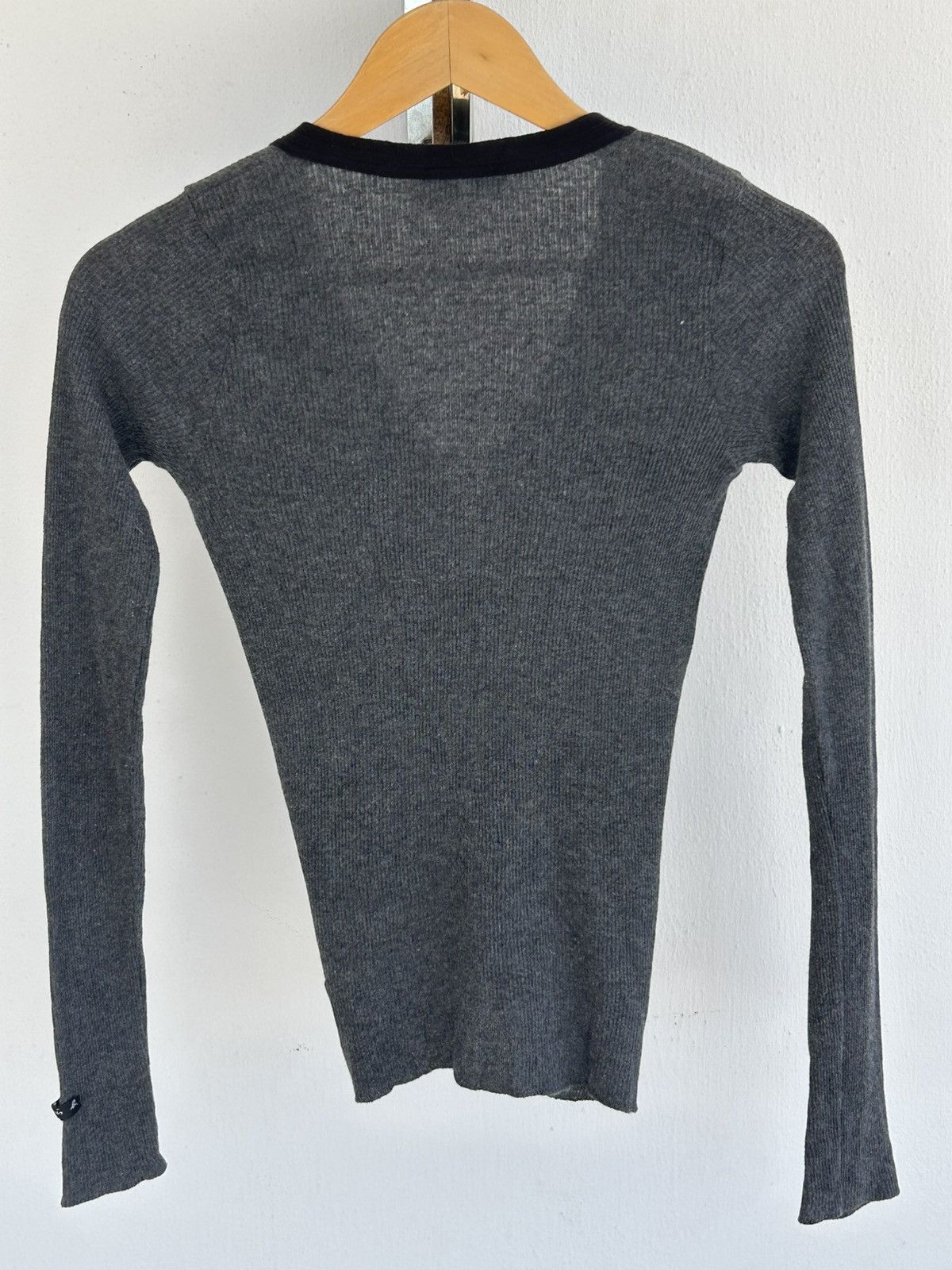 agnes b. Agnes B Cardigan Vintage Gray Size S / US 4 / IT 40 - 2 Thumbnail