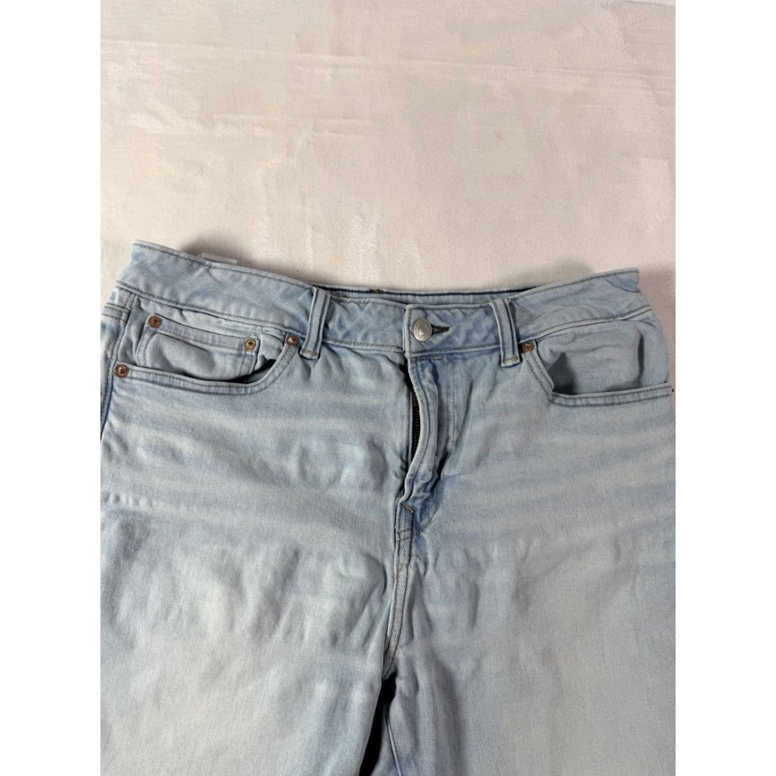 American Eagle Outfitters American Eagle Outfitters Denim Shorts Bermuda Men Light Wash Distressed 32 Blue Denim 5-Pocket Size US 32 / EU 48 - 2 Thumbnail