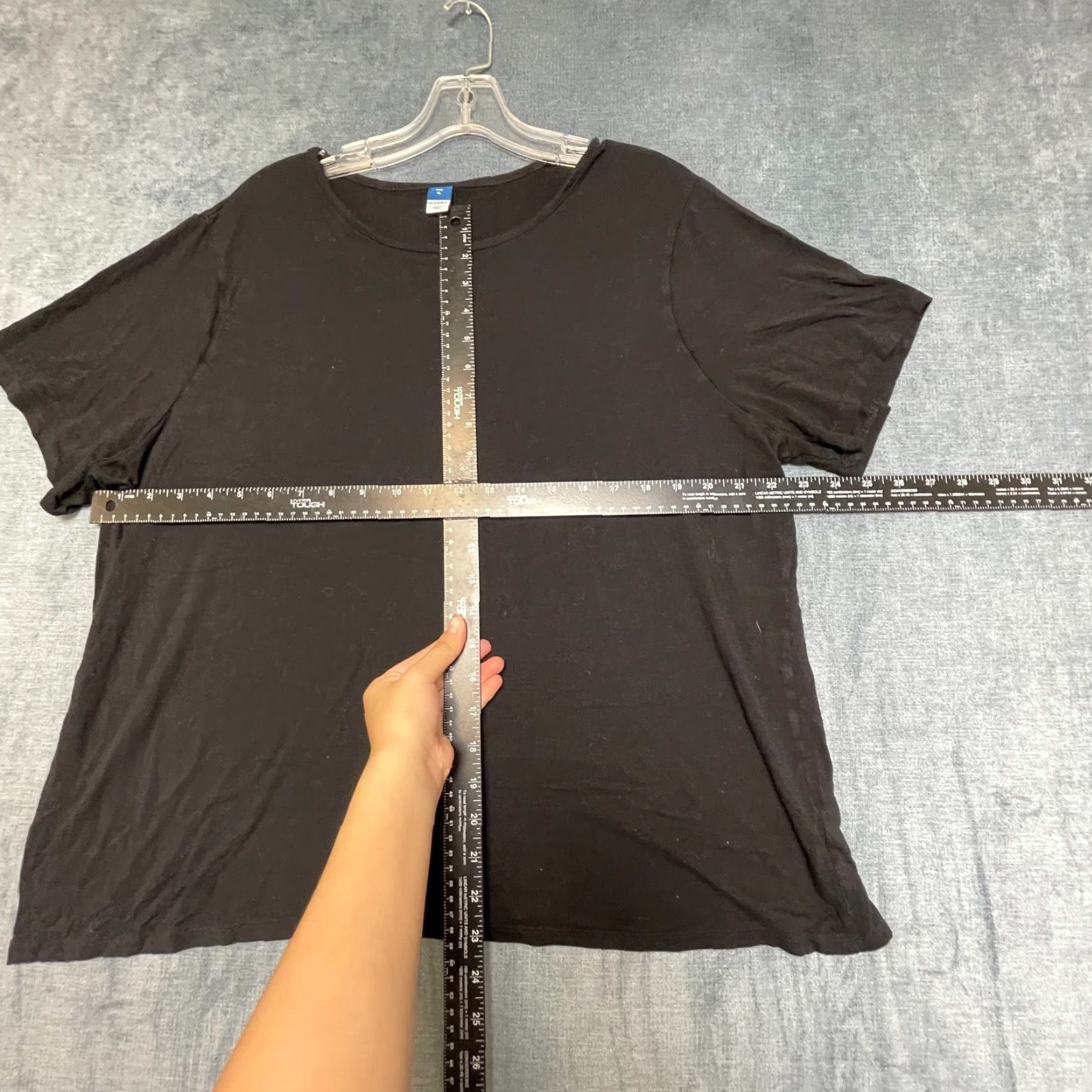 Old Navy Old Navy Luxe T Shirt Womens XL Black Comfortable Stretch You Wear it So Well Size XL / US 12-14 / IT 48-50 - 5 Thumbnail