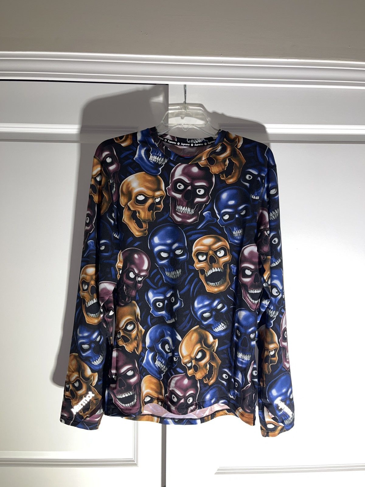 Supreme Supreme x Marmot Base Layer Long-Sleeve Top 'Skull Pile' Size US M / EU 48-50 / 2 - 2 Thumbnail