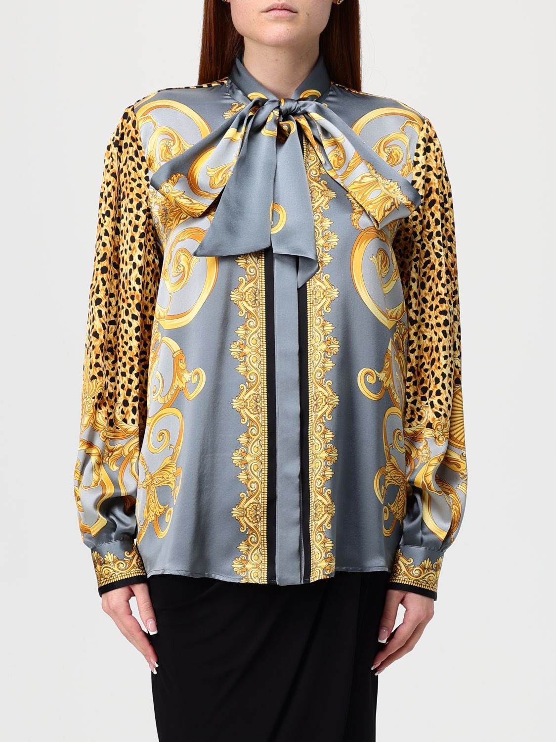 Versace Shirt Woman Grey