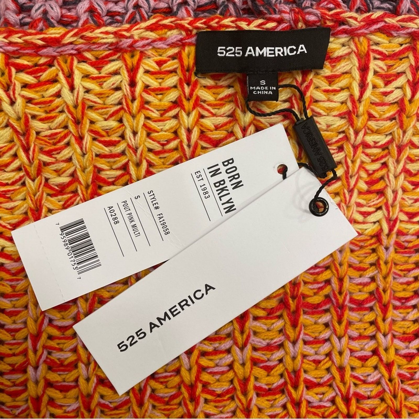 525 America 525 America Ombré Cowl Neck Sweater S Size S / US 4 / IT 40 - 9 Thumbnail