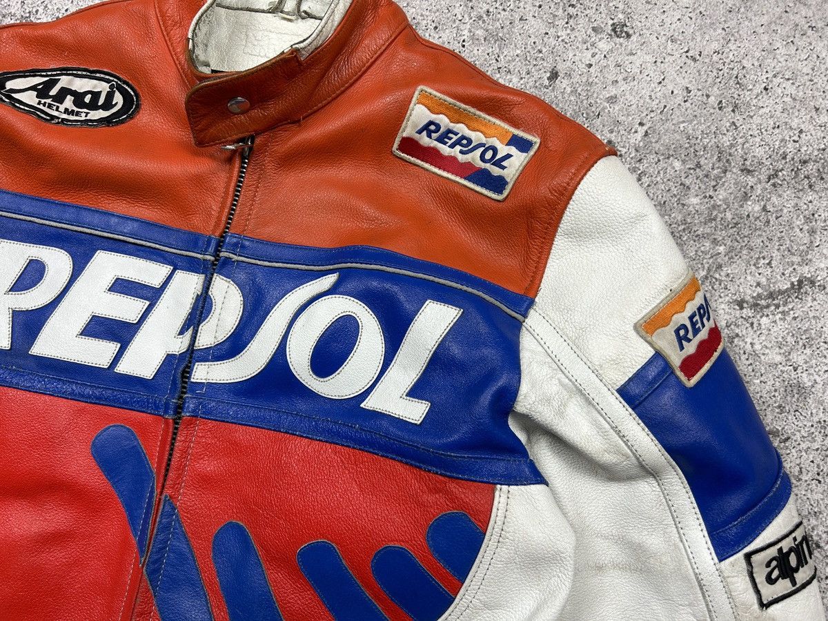 NASCAR Nascar Repsol vintage leather jacket 90s 00s Size US M / EU 48-50 / 2 - 5 Thumbnail