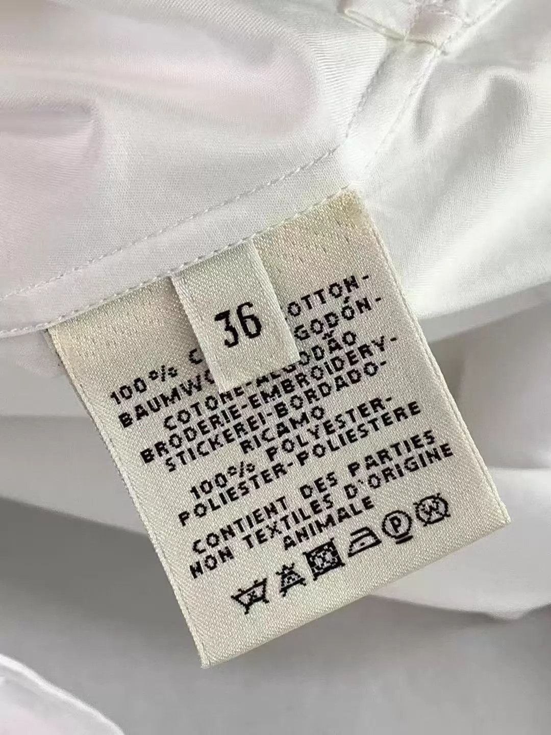 Hermes Hermes long-sleeve mid-length shirt 36, sale R815 Size XS / US 0-2 / IT 36-38 - 6 Thumbnail
