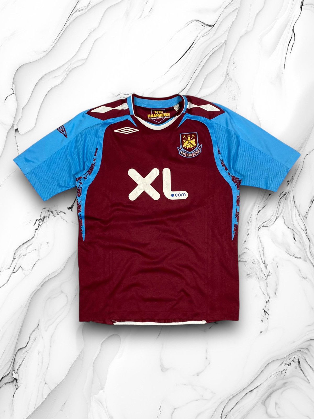 Umbro Umbro WEST HAM UNITED 2007 2008 HOME FOOTBALL SOCCER JERSEY Size US M / EU 48-50 / 2 - 1 Thumbnail