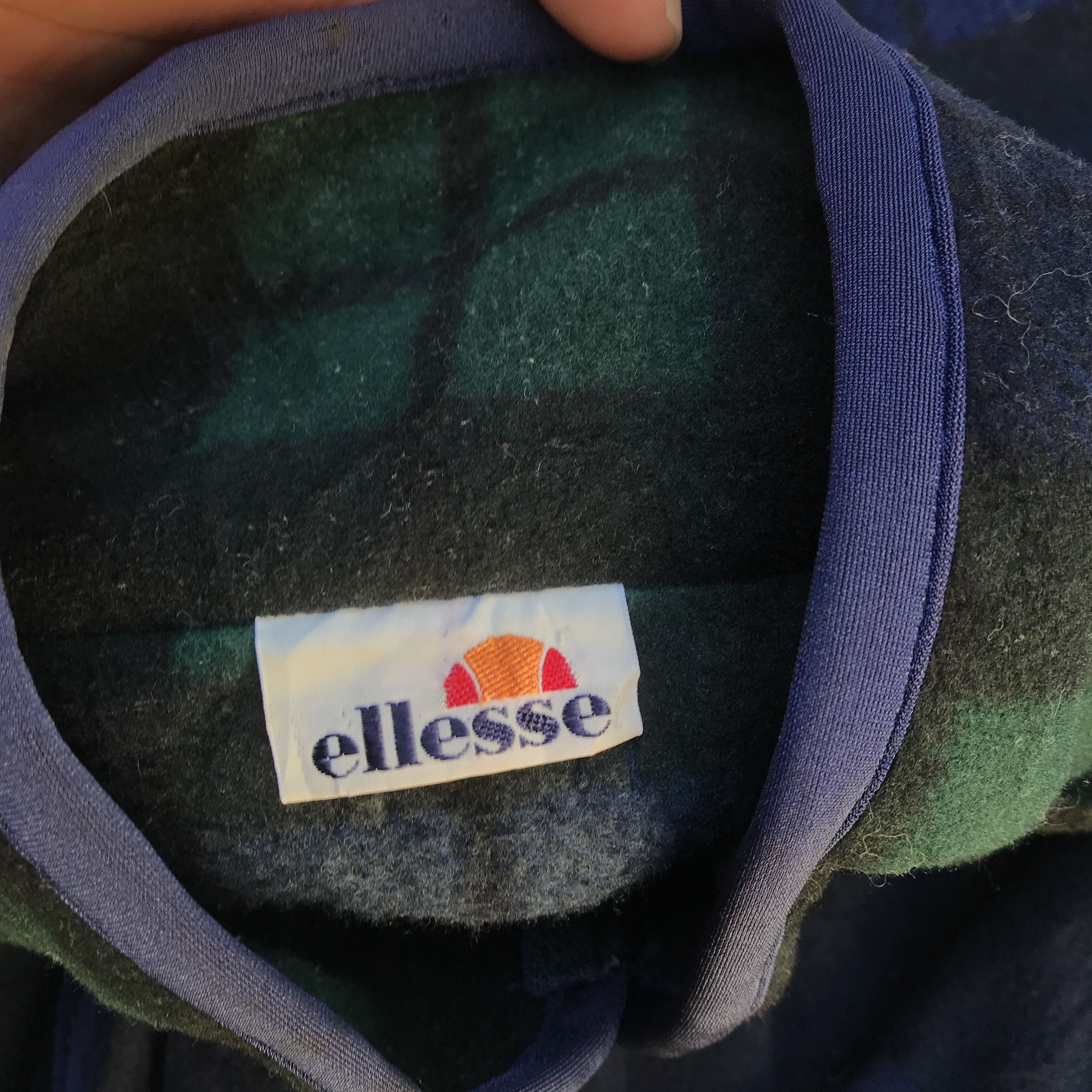 Ellesse Vintage ELLESSE Fleece classic from 1990s Zipper Sweater Size US L / EU 52-54 / 3 - 3 Thumbnail