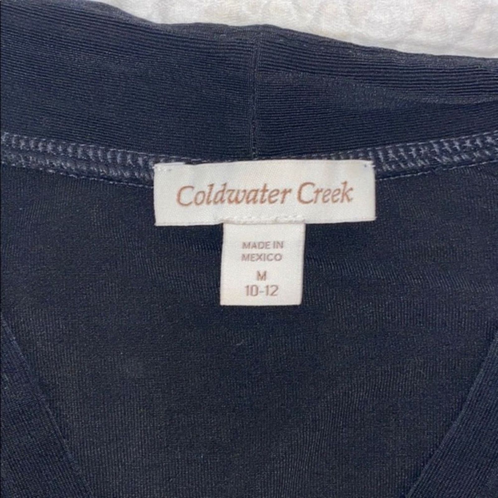 Coldwater Creek Coldwater Creek Black Cowl Neck Tank Top | Sz M Size M / US 6-8 / IT 42-44 - 4 Thumbnail