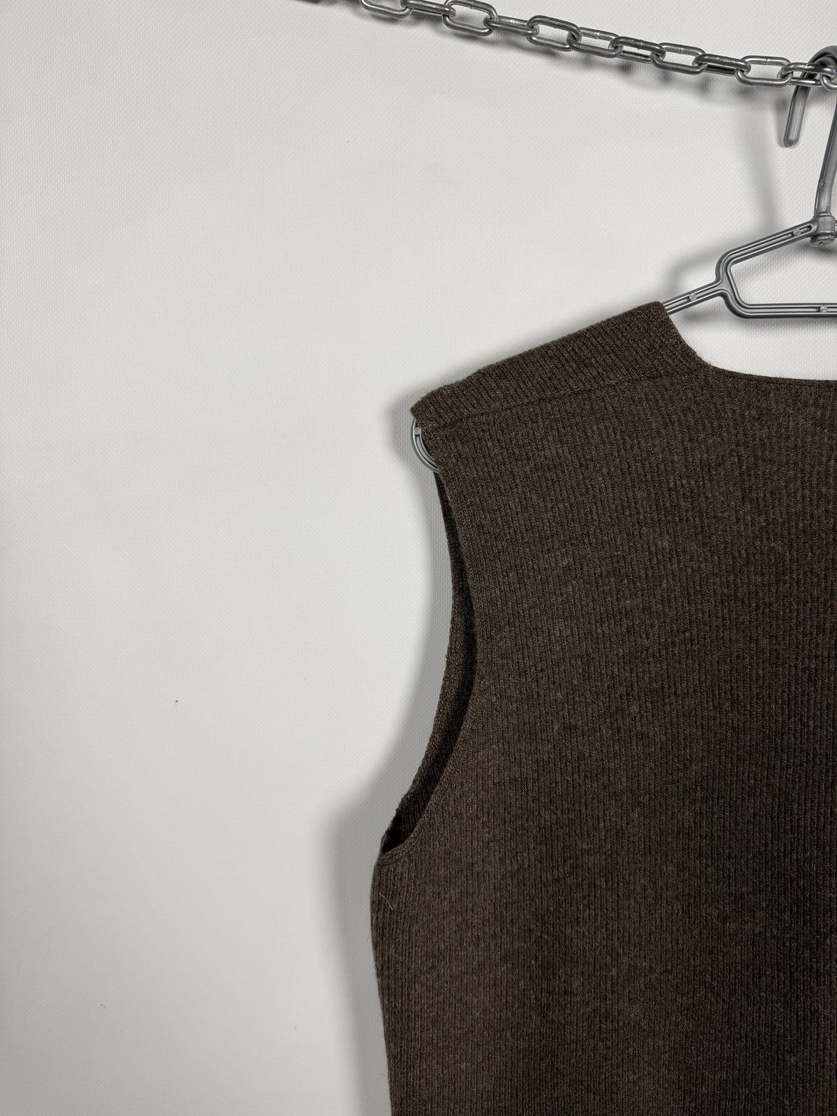 Fedeli Fedeli Cashmere Knit Vest Button Up Sleeveless Italy Size M Size US M / EU 48-50 / 2 - 9 Thumbnail