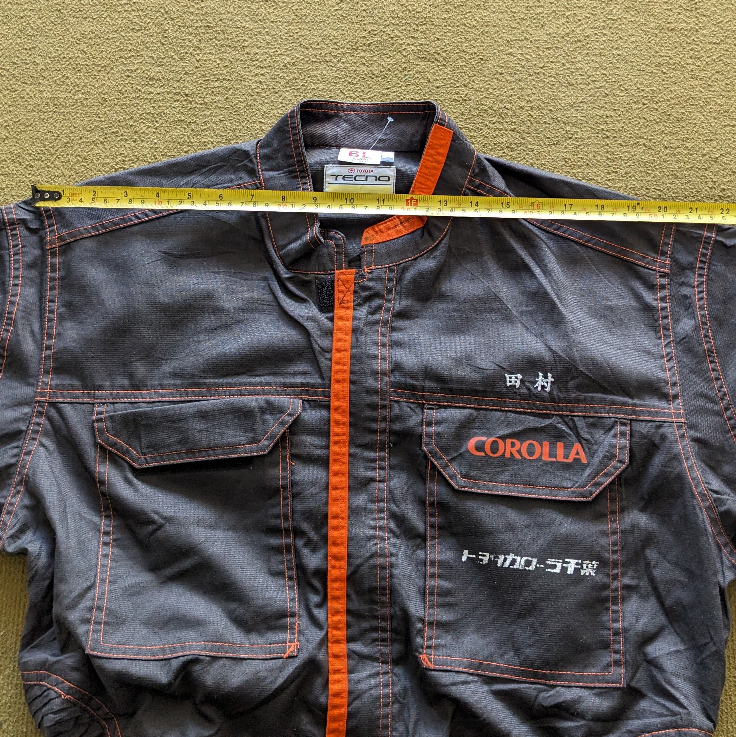 Vintage Vintage COROLLA Racing Coverall Workwear Jacket Size US L / EU 52-54 / 3 - 7 Thumbnail