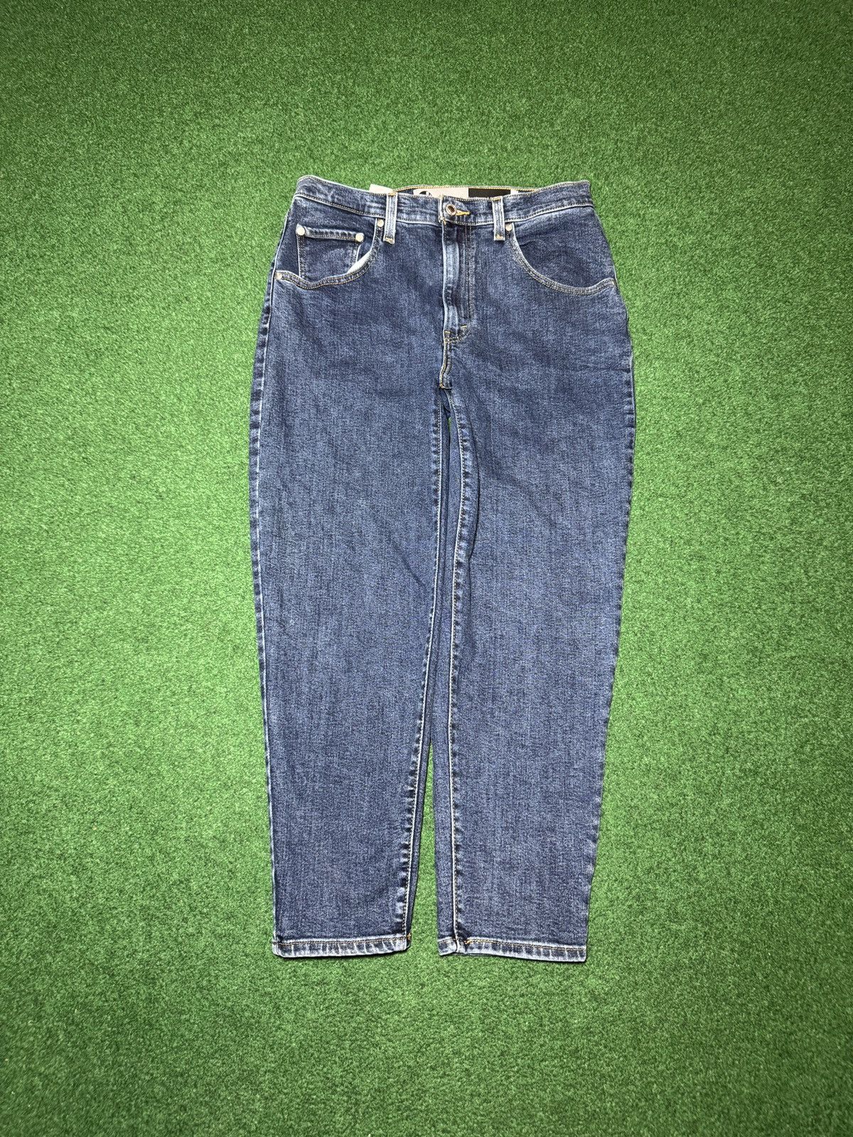 Levi's Levis Silvertab Mom Jeans 32x27 Dark Wash Denim Jeans Size 32" / US 10 / IT 46 - 3 Thumbnail