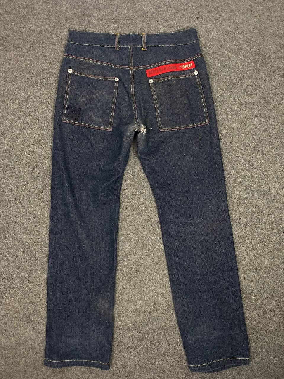 Xlarge XLARGE selvedge distressed denim nice design Size US 35 - 1 Thumbnail