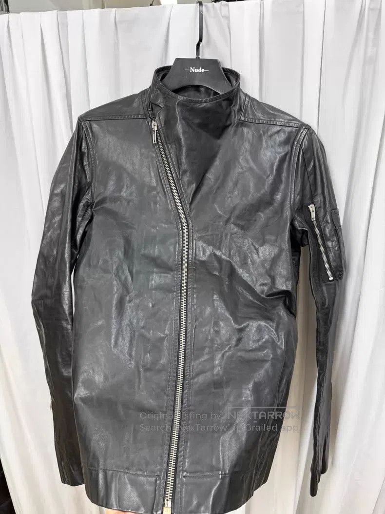Rick Owens Rick Owens Stand-up collar motorcycle jacket| Size US M / EU 48-50 / 2 - 5 Thumbnail