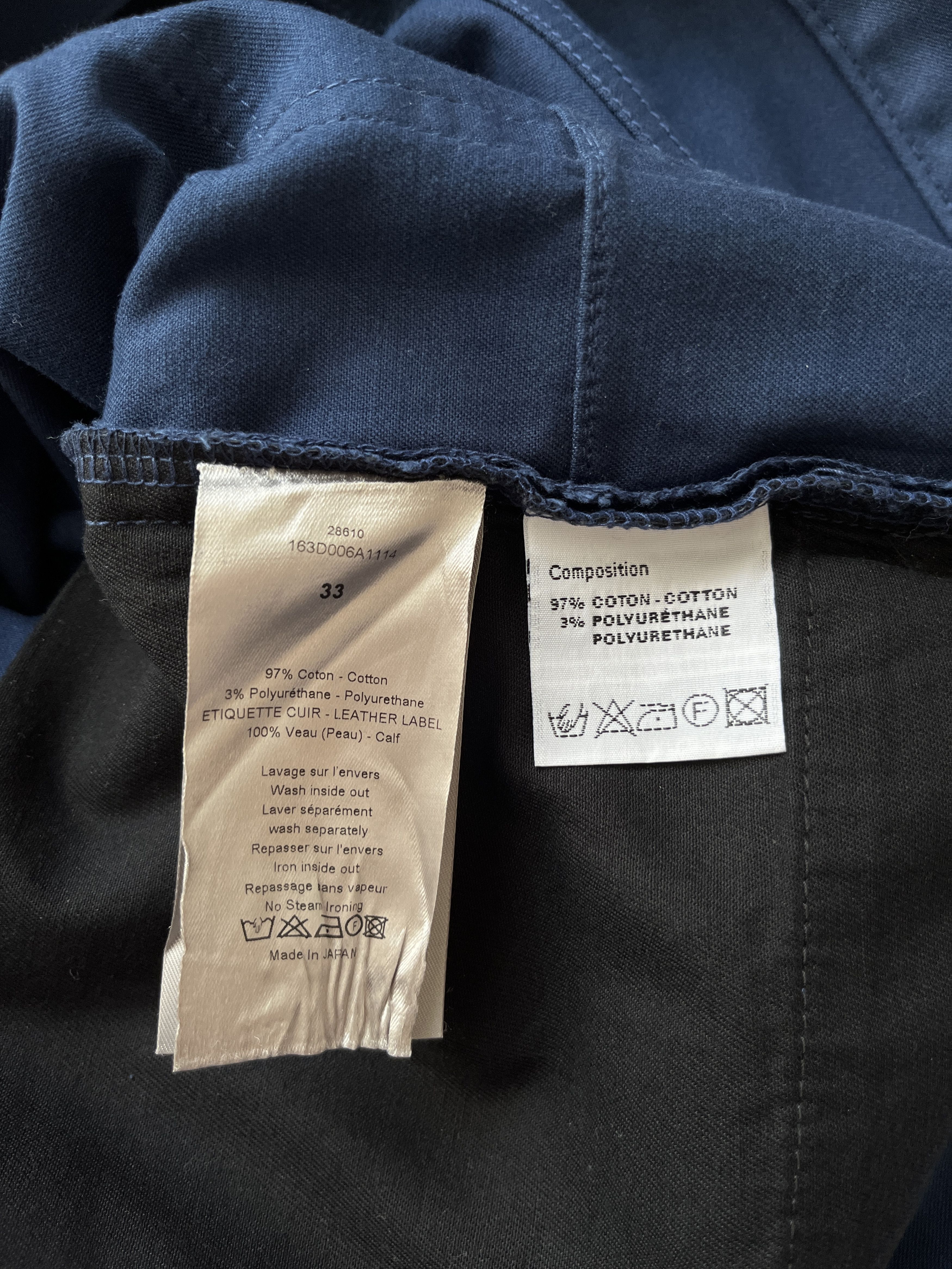 Dior × Hedi Slimane ⚡️QUICK SALE⚡️MIJ Dior Hedi Slimane Blue Pants Jeans Size US 33 - 4 Thumbnail