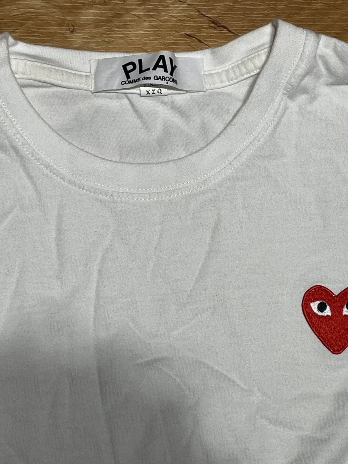 Comme des Garcons Basic CDG white tee Size US M / EU 48-50 / 2 - 2 Thumbnail