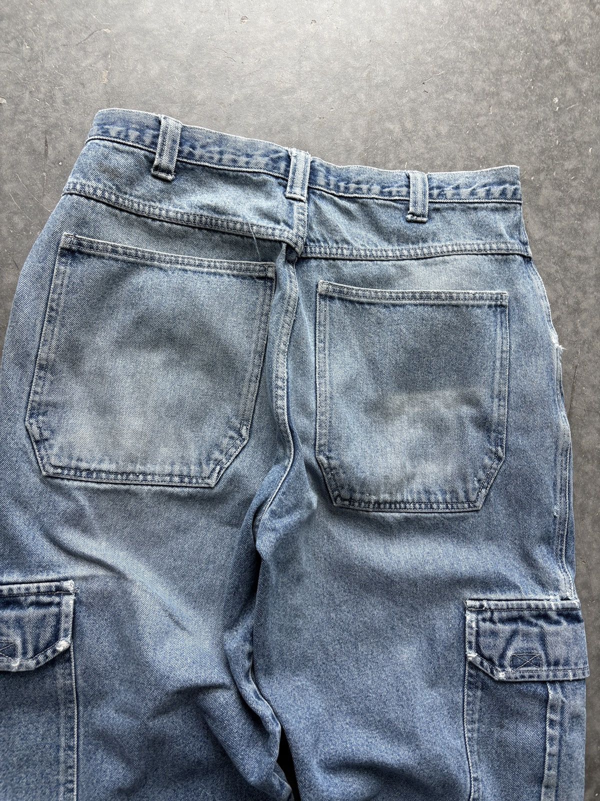Vintage Vintage Y2K Route 66 Baggy Cargo Jeans 34x30 Size US 34 / EU 50 - 9 Thumbnail