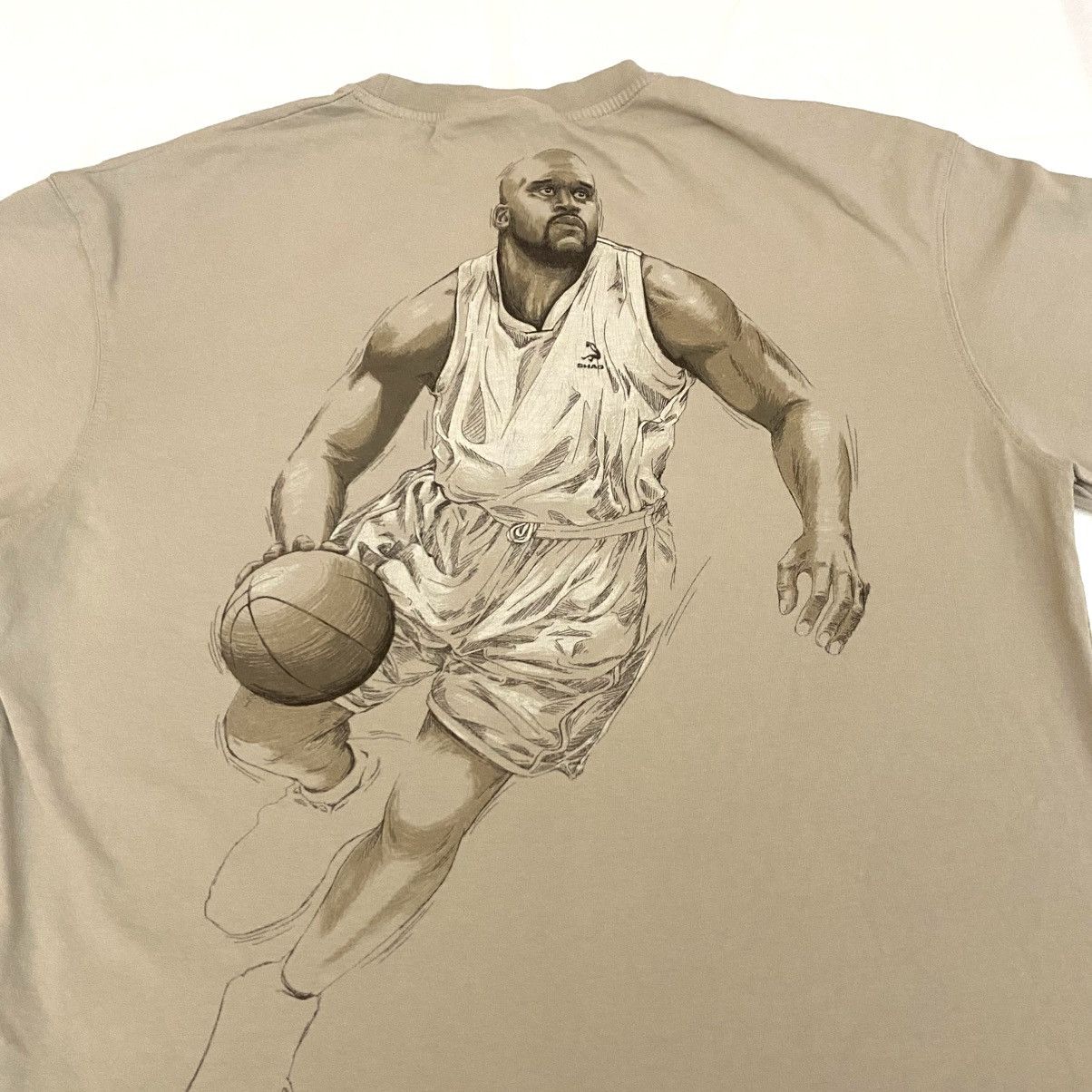Zara Shaq Zara Mens Large T-Shirt Light Graphic Basketball Sports Size US L / EU 52-54 / 3 - 2 Thumbnail