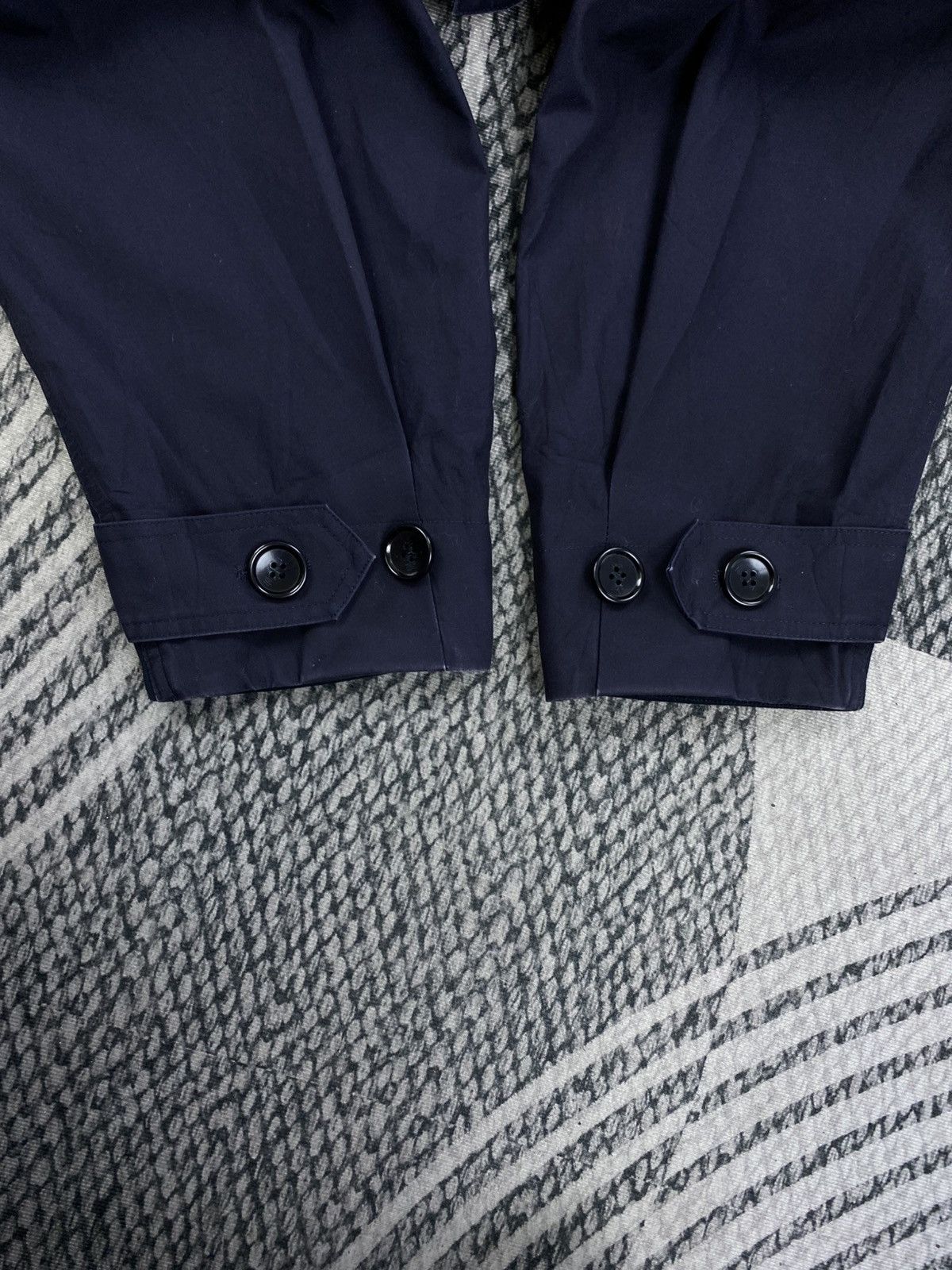 Japanese Brand Nagonstans Water Resistent Navy Color Hooded Parka Jacket Size US XL / EU 56 / 4 - 7 Thumbnail