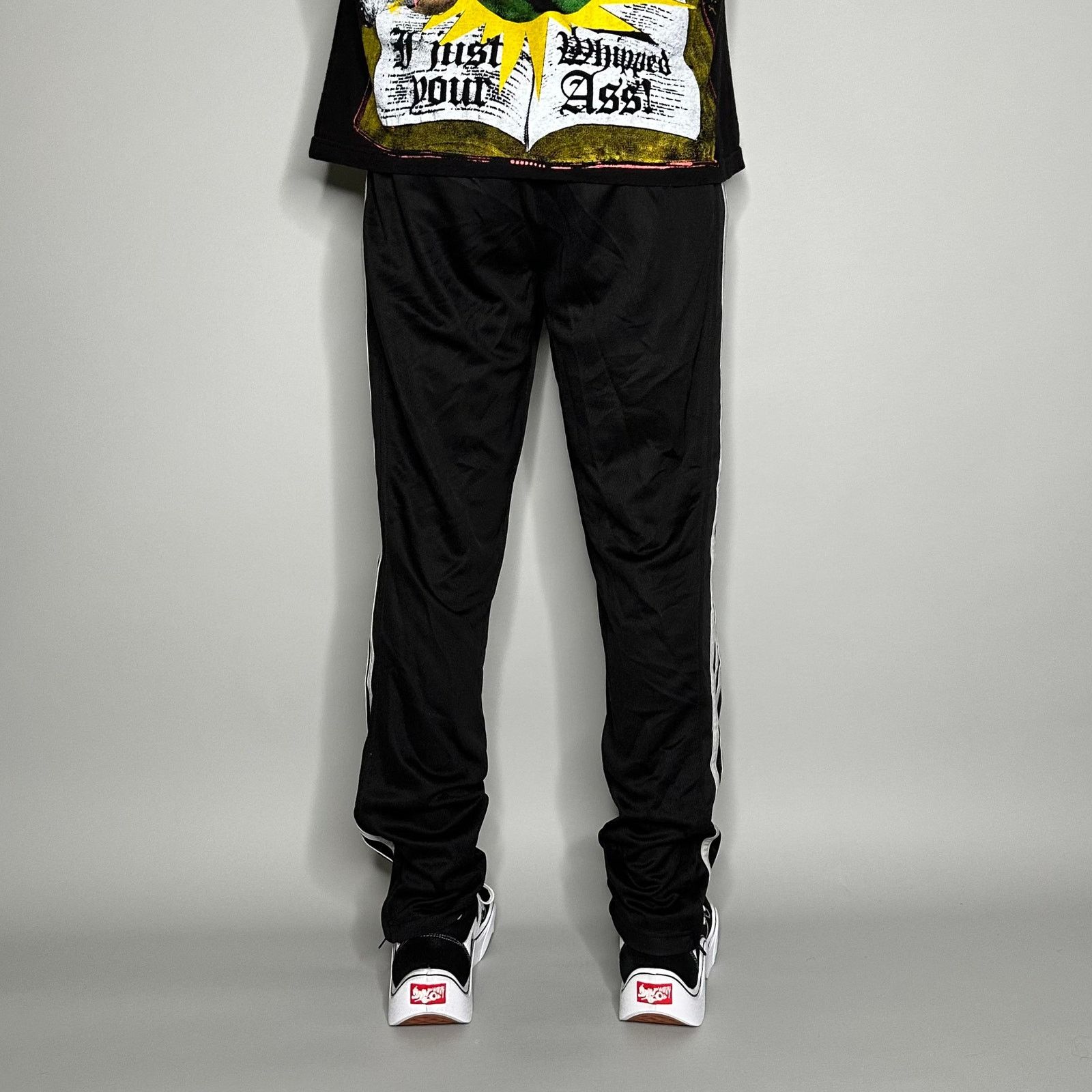 Adidas Vintage Y2K Adidas Joggers Mens L Slim Fit Black Polyester Size US 34 / EU 50 - 3 Thumbnail