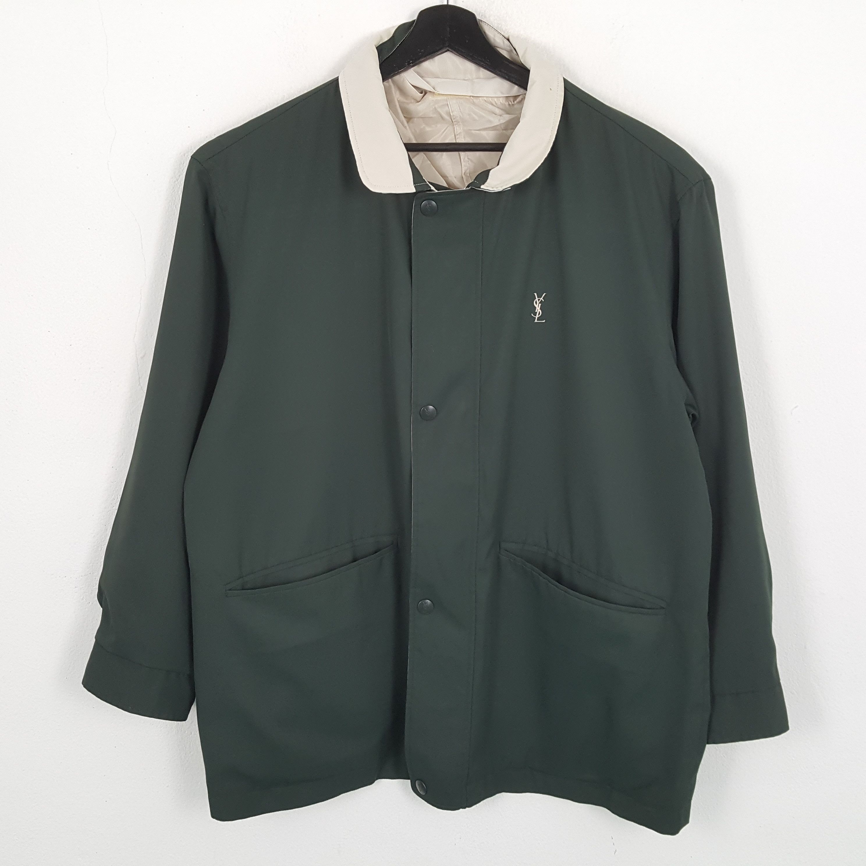ア*ロ様 ヴィンテージ Yves Saint Laurent ジャケット リバー Vintage Reversible Love Puffer Coat | Authentic & Vintage | ReSee