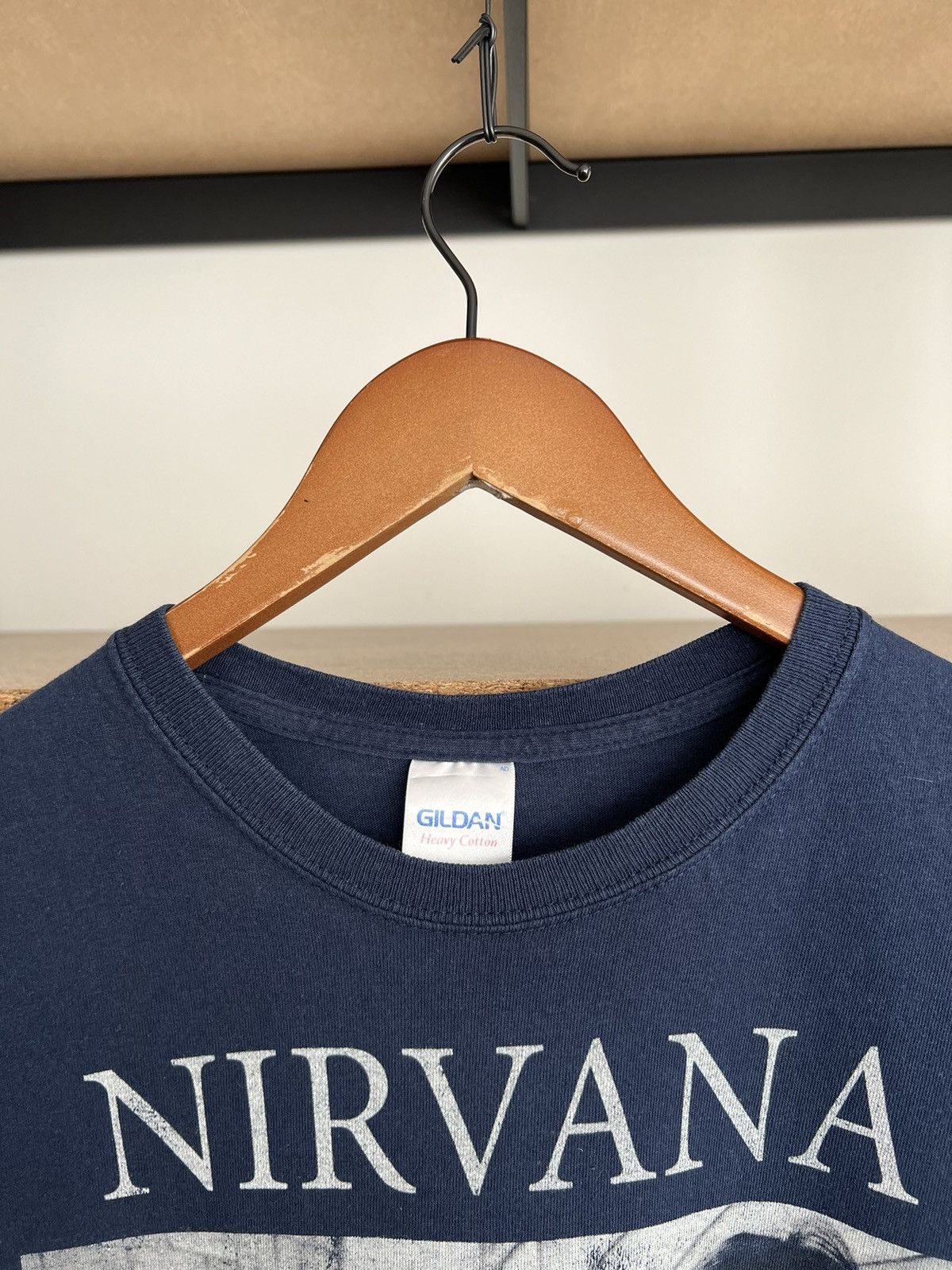 Band Tees Vintage 2013 Nirvana Grunge Rock Band Navy T-shirt Size US S / EU 44-46 / 1 - 12 Thumbnail