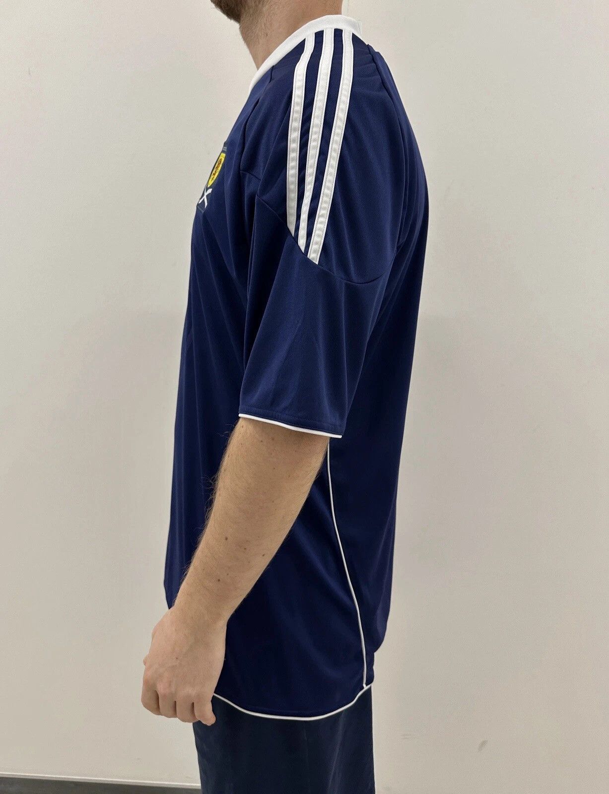 Adidas National Team Scotland 2010 2011 Home Jersey T-Shirt Soccer Size US L / EU 52-54 / 3 - 6 Thumbnail