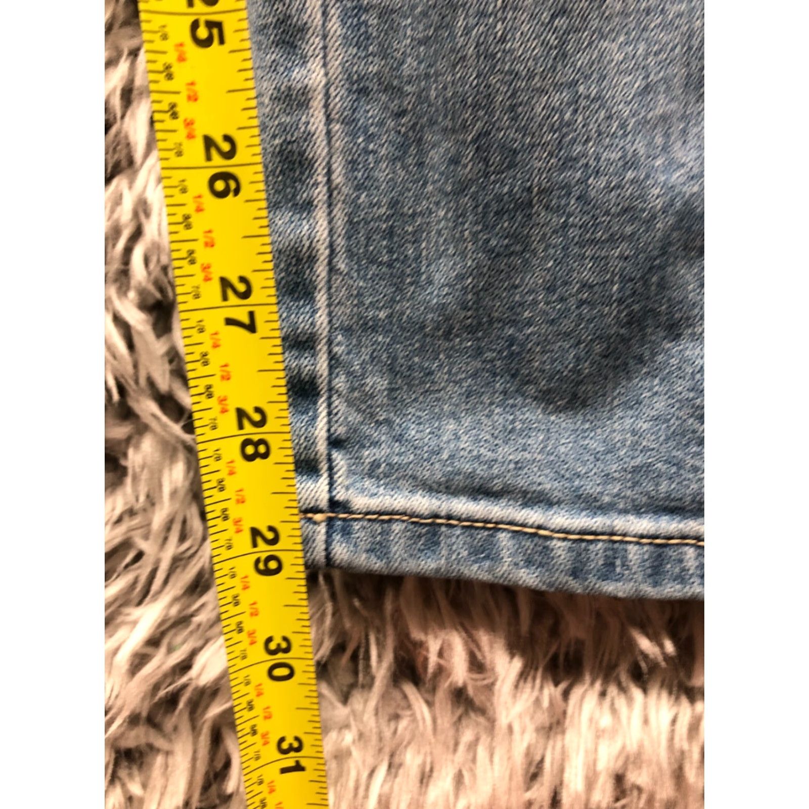 Gloria Vanderbilt Gloria Vanderbilt Amanda Jeans Size 12 Womens Mid Rise Dark Wash Blue Denim Jeans Regular Rise 30in 5-Pocket Design Belt Loops Zipper Button Size 34" / US 12 / IT 48 - 3 Thumbnail