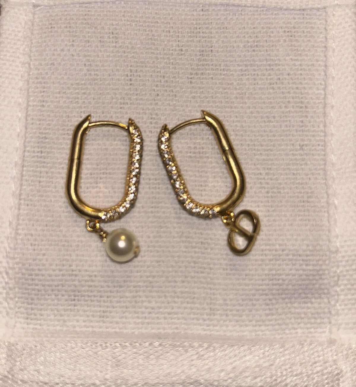 Dior Dior D-Fusion Earrings Gold Finish Metal Size ONE SIZE - 2 Thumbnail