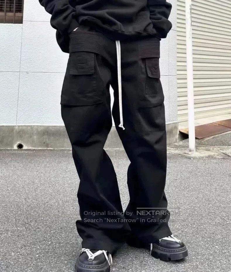 Rick Owens Rick Owens Black Cargo Pants for Men. Size US 30 / EU 46 - 3 Thumbnail