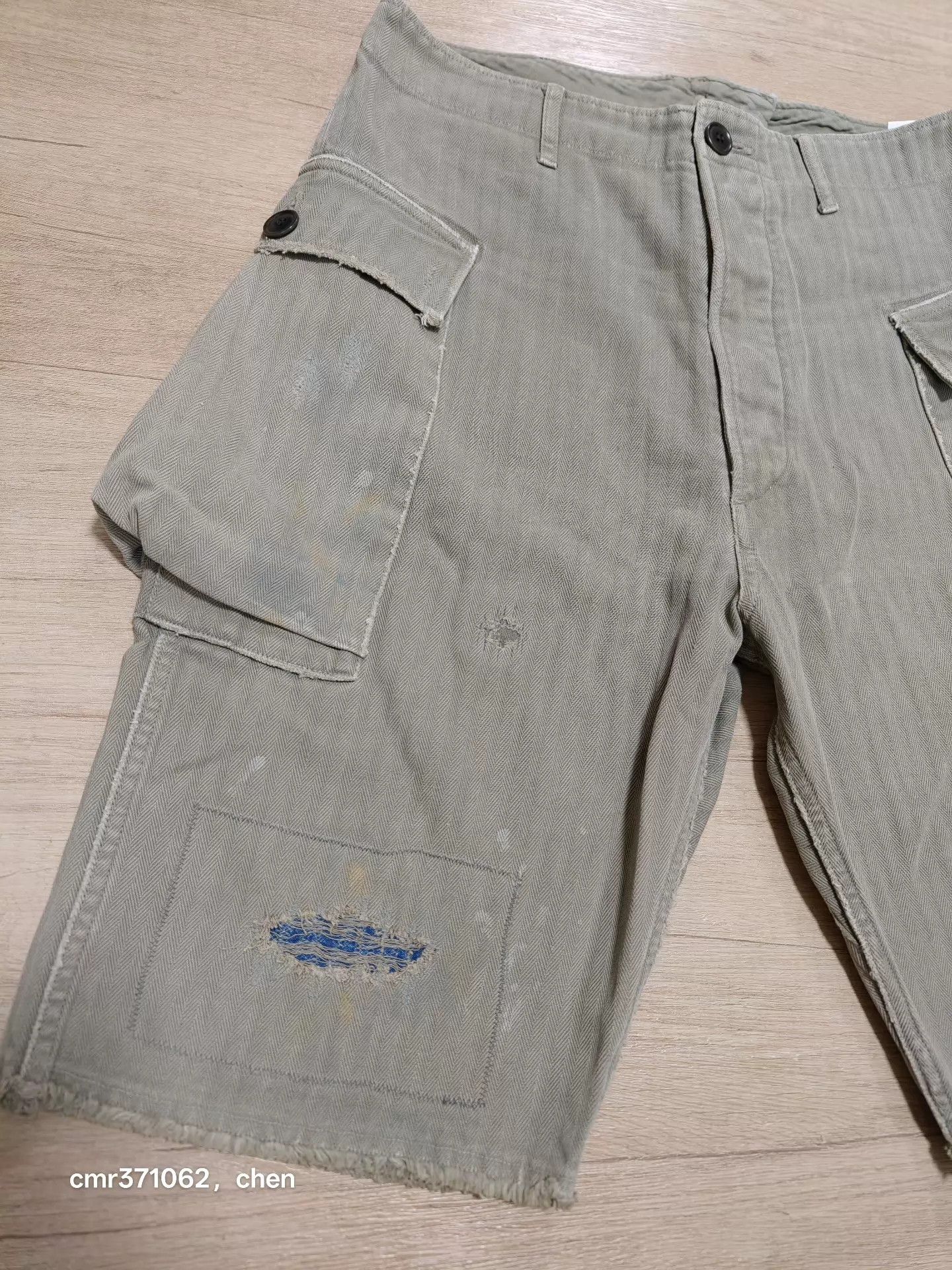 Visvim visvim 20ss veterans crash khaki 1 distressed fishbone Size US 30 / EU 46 - 2 Thumbnail