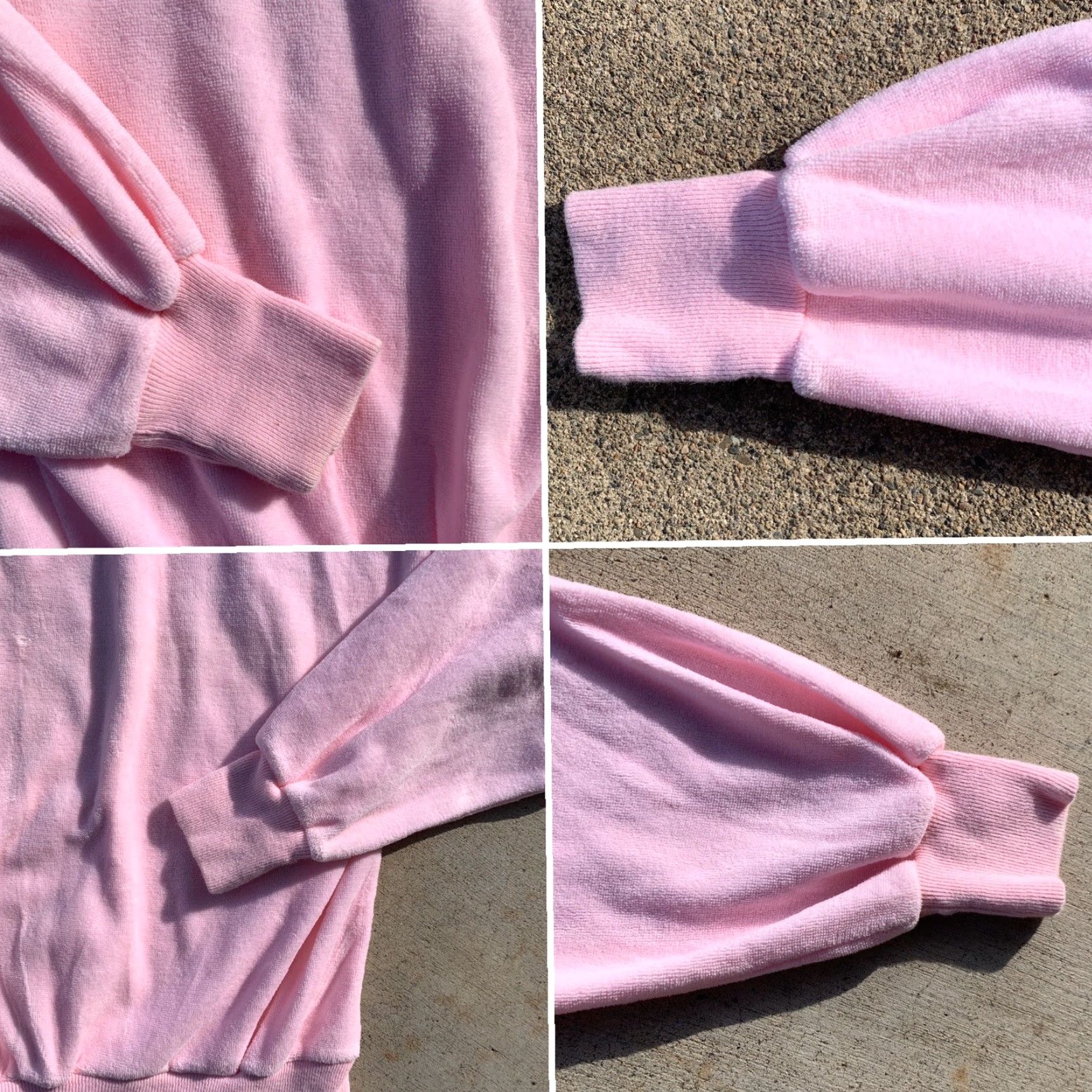 Velour VINTAGE Sergio Valente Velour Shirt Pink M 80s 70s Made In USA Shirt Mens Size M / US 6-8 / IT 42-44 - 4 Thumbnail