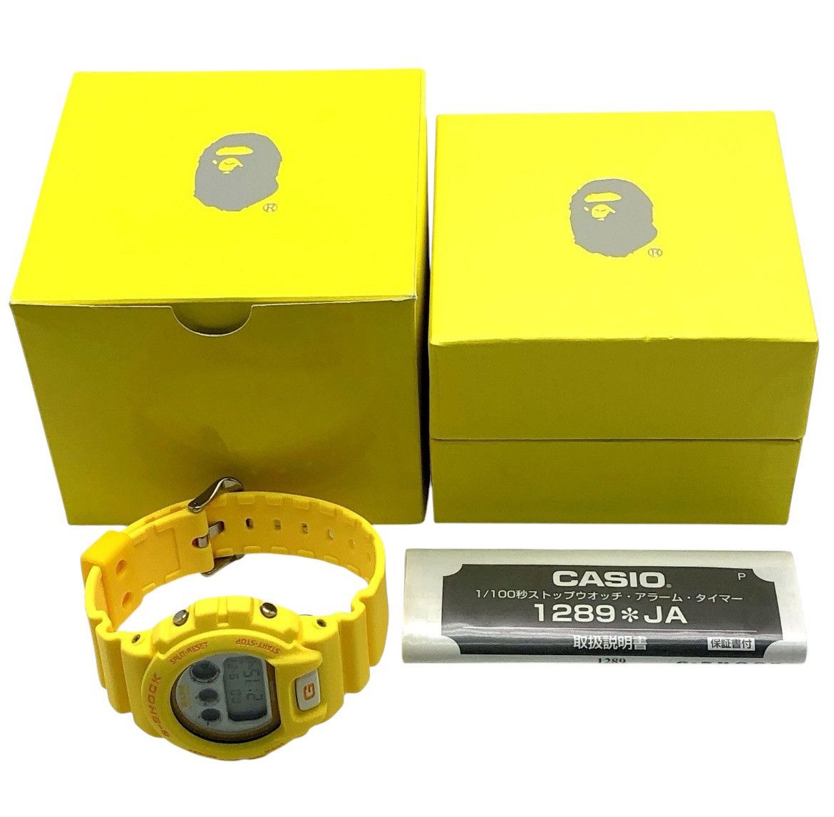 G Shock A BATHING APE × G-SHOCK Yellow Limited Edition DW-6900 Size ONE SIZE - 10 Thumbnail