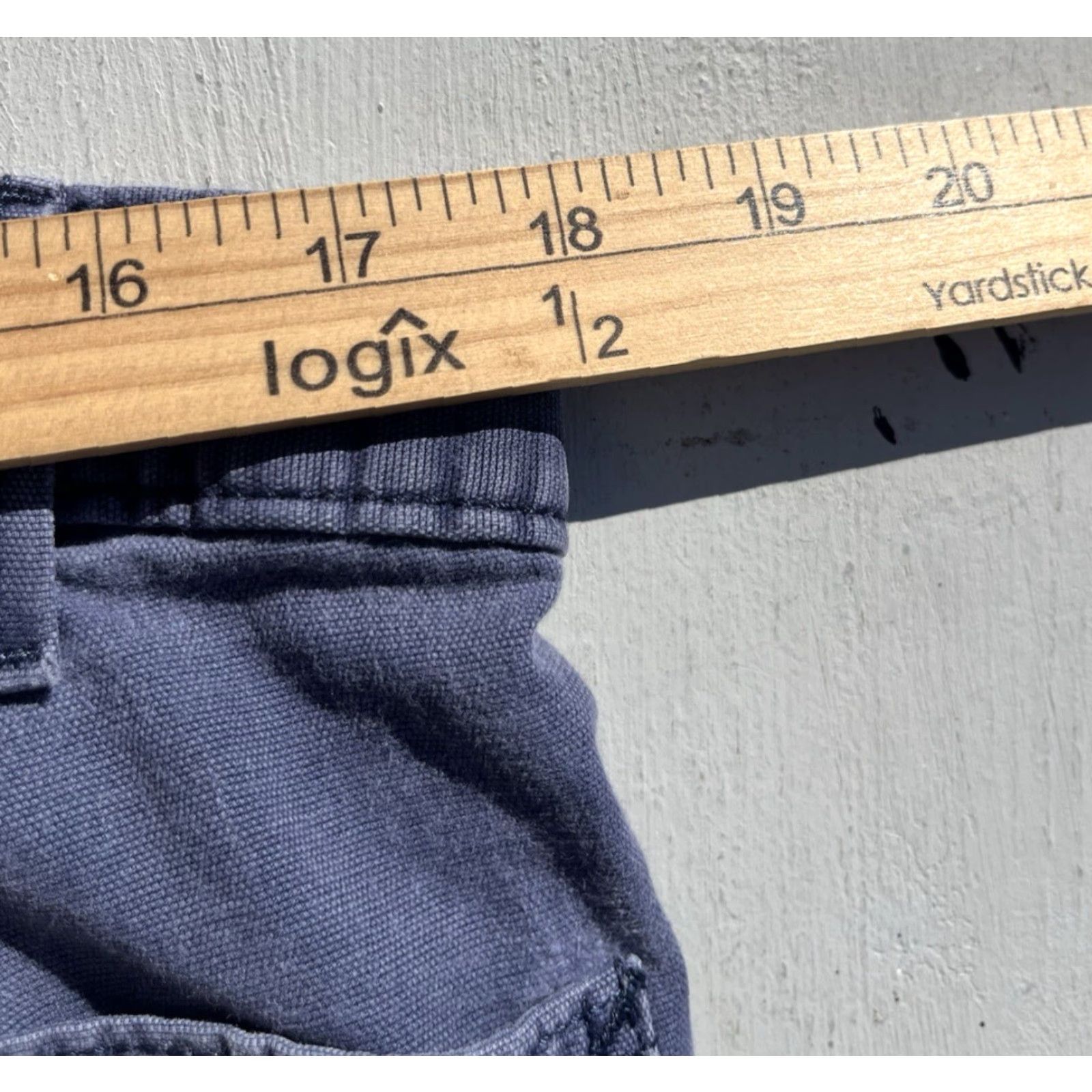 Carhartt Carhartt Pants Blue Solid 36x30 Workwear Uniform Khakis Cargo Logo Pockets Zipper Button Men’s Regular Straight Size US 36 / EU 52 - 4 Thumbnail