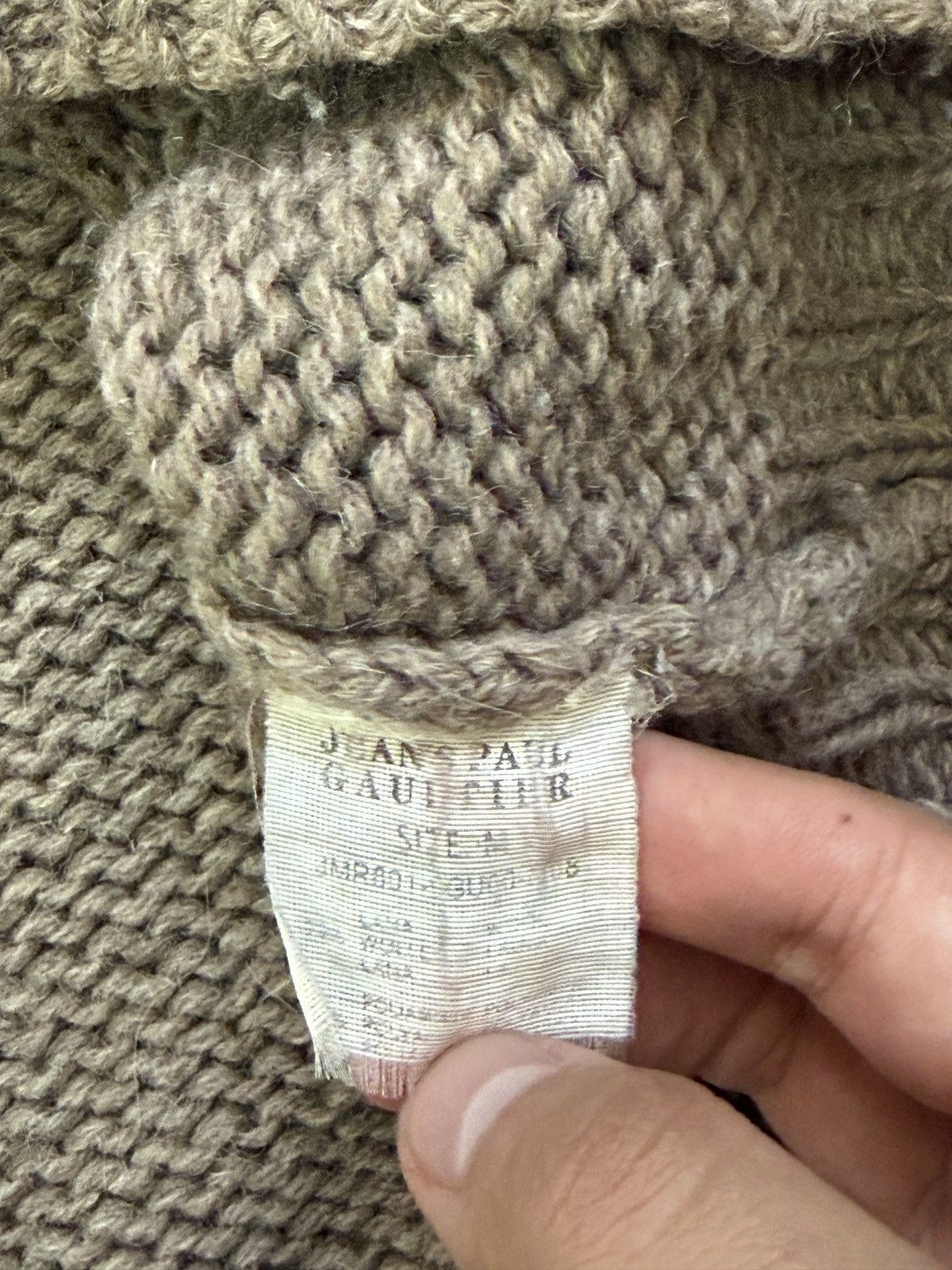 Jean Paul Gaultier Vintage Jean Paul Gaultier Elbow Patch Zip Pocket Sweater M Size US M / EU 48-50 / 2 - 5 Thumbnail