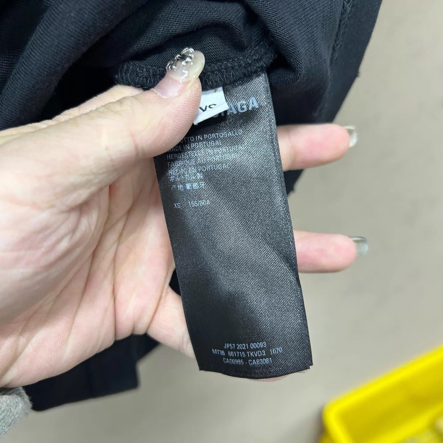 Balenciaga Balenciaga 9/10 Black Free Logo SS Tee XS Size XS / US 0-2 / IT 36-38 - 4 Thumbnail