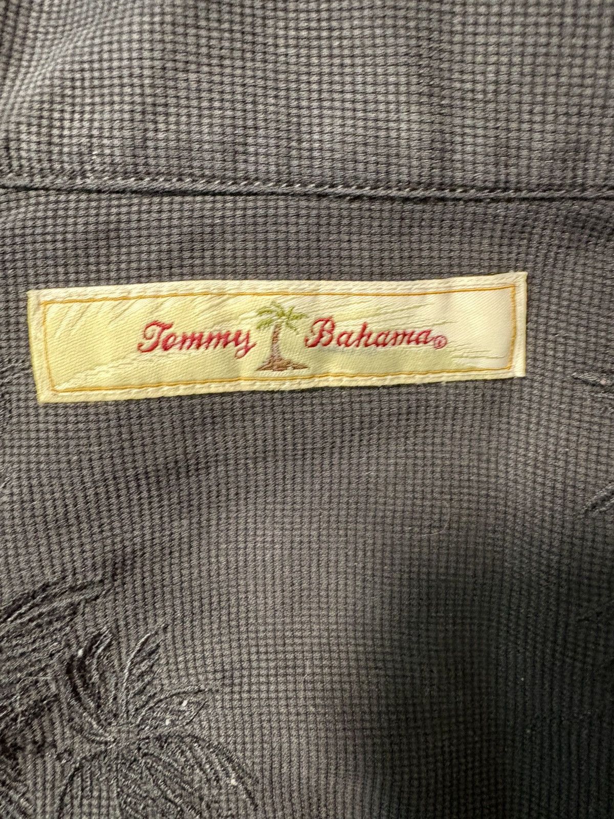 Tommy Bahama Tommy Bahama 100% Silk Textured Knit Embroidered Shirt Size US L / EU 52-54 / 3 - 8 Thumbnail