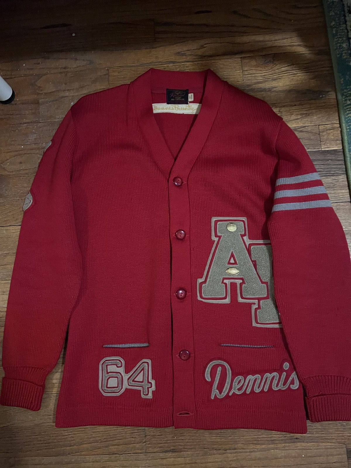 Vintage Vintage 1964 high school cardigan Size US M / EU 48-50 / 2 - 1 Thumbnail