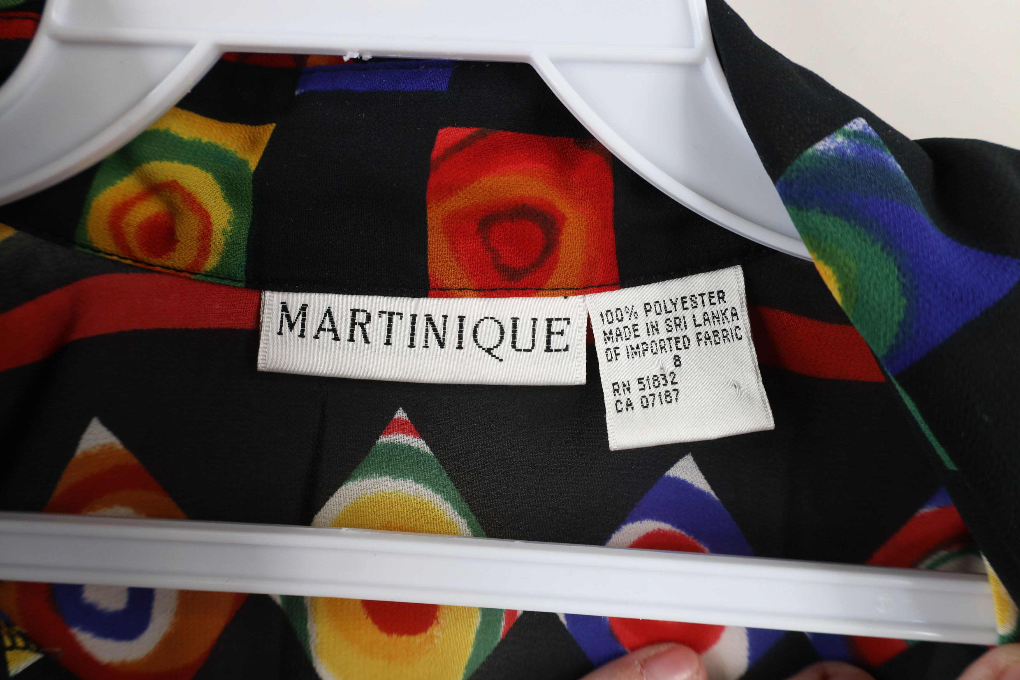 Vintage Vintage 90s Streetwear Abstract Collared Button Shirt Size M / US 6-8 / IT 42-44 - 8 Thumbnail