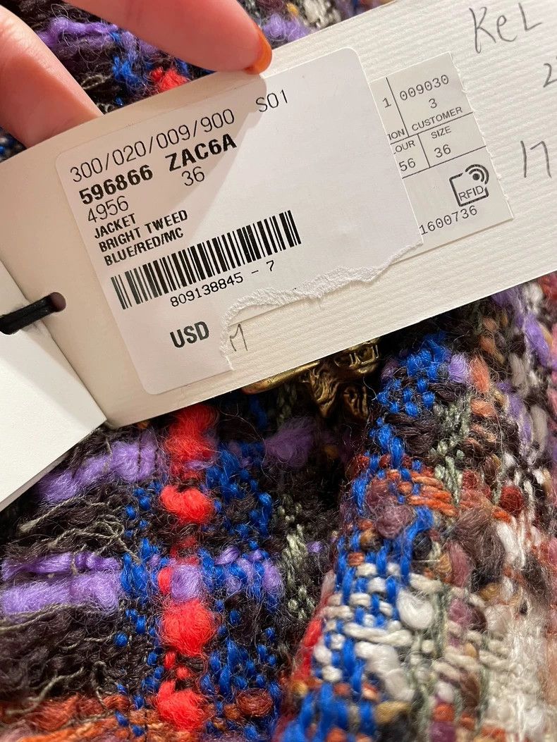 Gucci Gucci Size 36 Tweed coat Size US XS / EU 42 / 0 - 4 Thumbnail