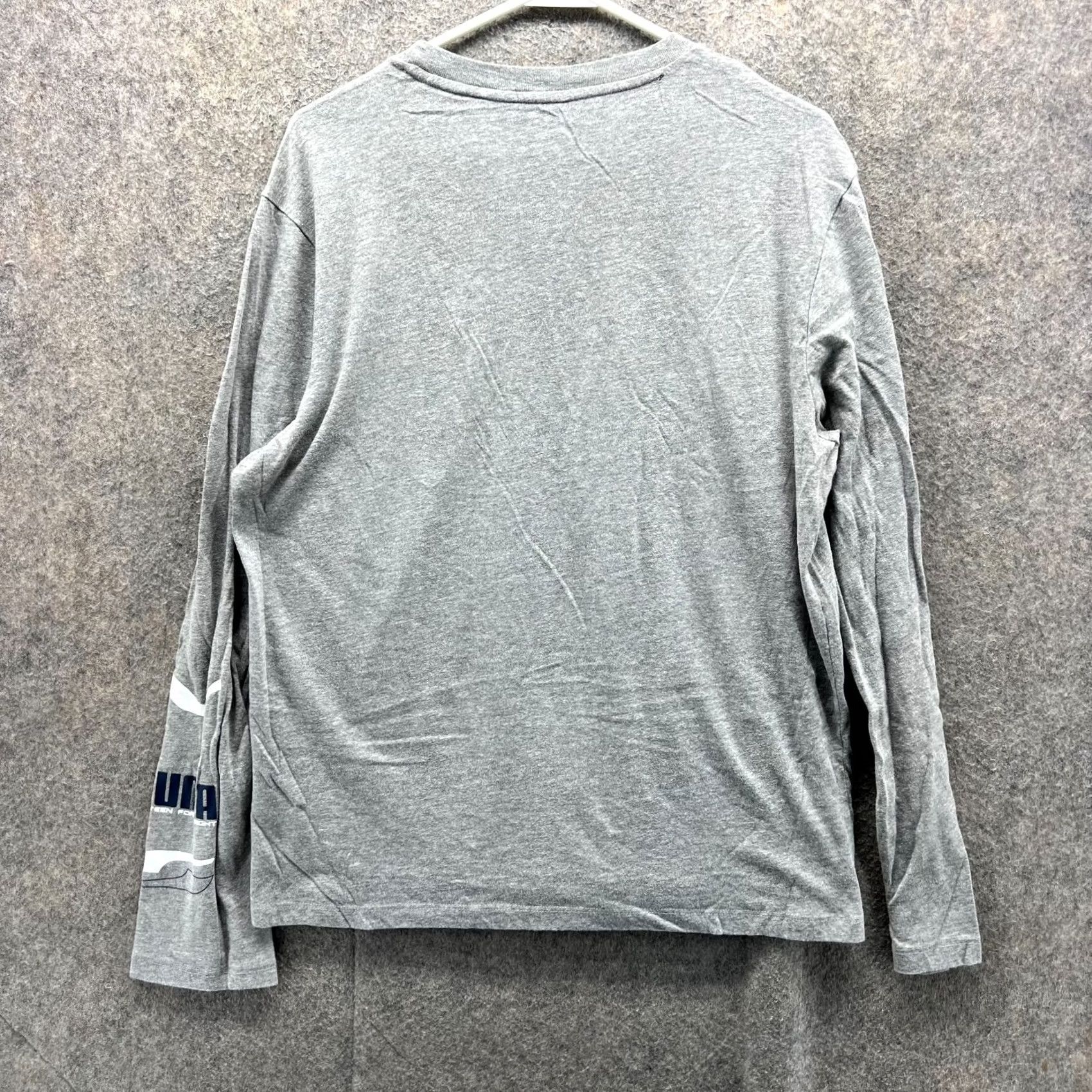 Puma Puma Shirt Mens Large Gray Crewneck Shield Badge Long Sleeve Fleece Spell Out Size US L / EU 52-54 / 3 - 2 Thumbnail