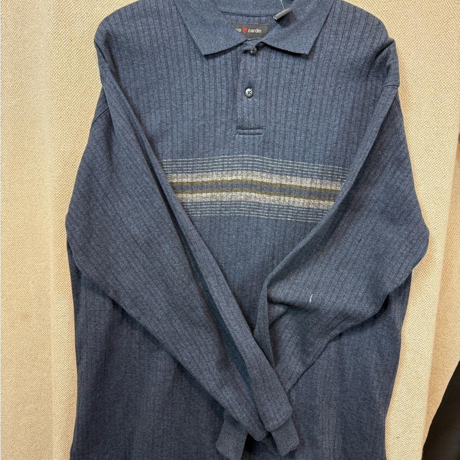 Pierre Cardin Pierre Cardin Blue Sweater Size US L / EU 52-54 / 3 - 1 Thumbnail
