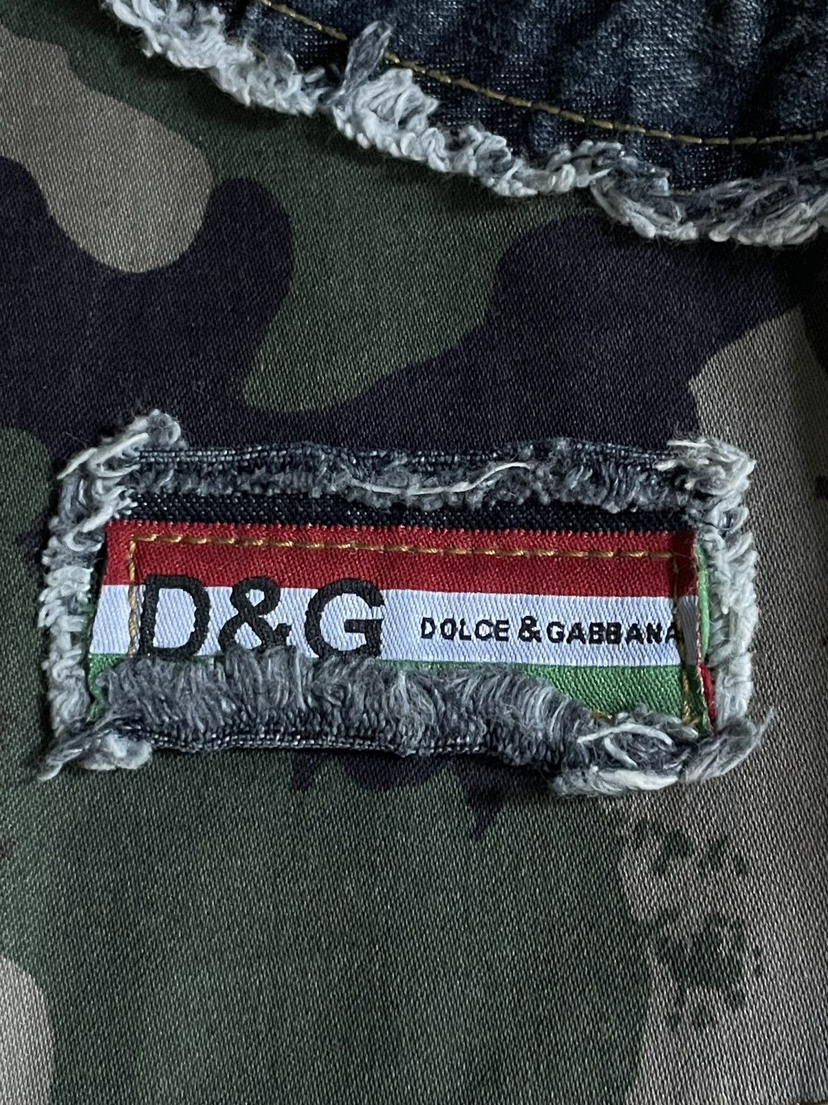 Dolce & Gabbana × Vintage Vintage Dolce Gabbana Style Camo Denim Jeans Y2K Avant Garde Size US 29 - 6 Thumbnail