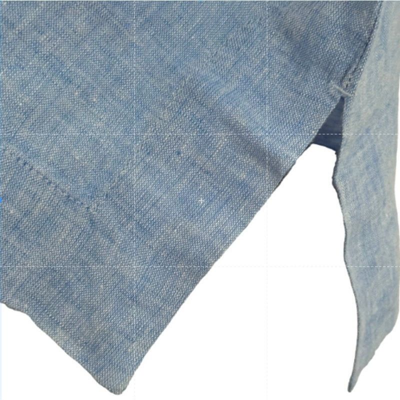 Lilly Pulitzer Lilly Pulitzer Amelia Island Blouse Bennet Chambray XS $178 Size XS / US 0-2 / IT 36-38 - 7 Thumbnail