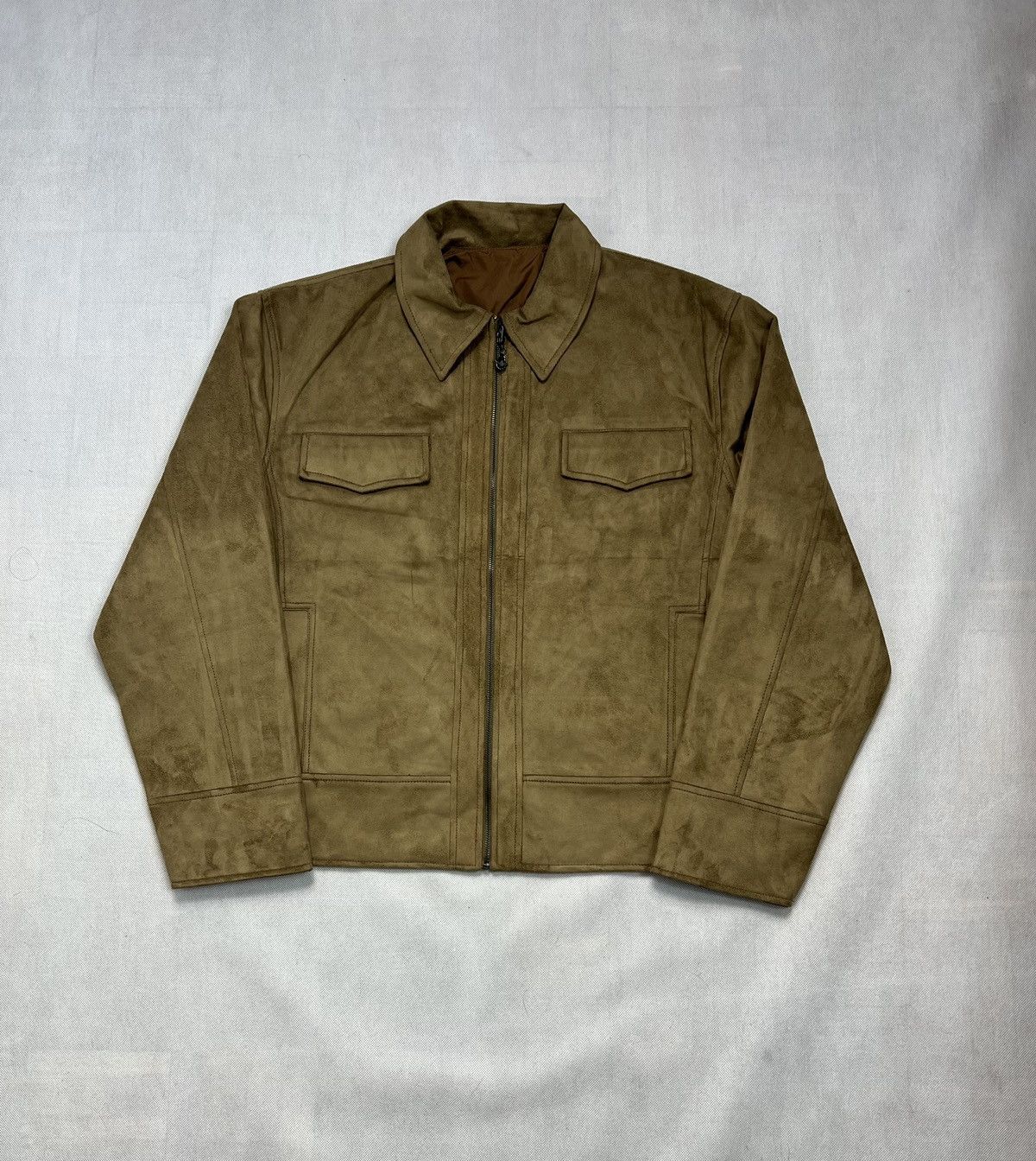 Vintage Reversible Jacket Reportage RGA suede leather vintage Size US XXL / EU 58 / 5 - 1 Thumbnail
