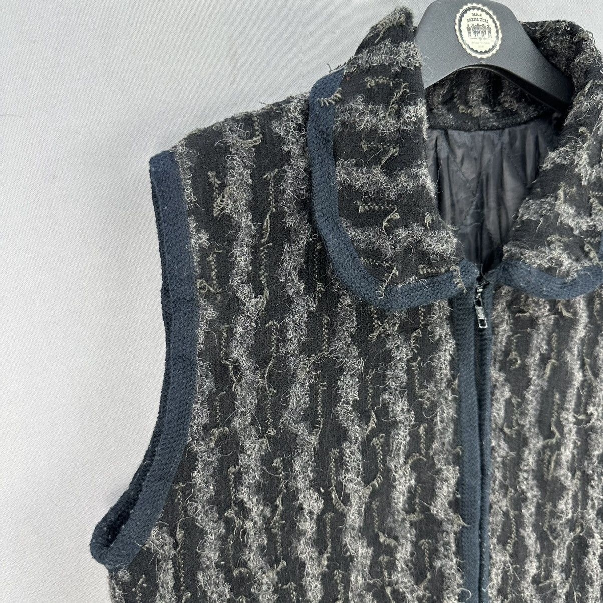 Vintage Vintage 90's Mohair Zipper Vest Design by Allen Size US L / EU 52-54 / 3 - 2 Thumbnail