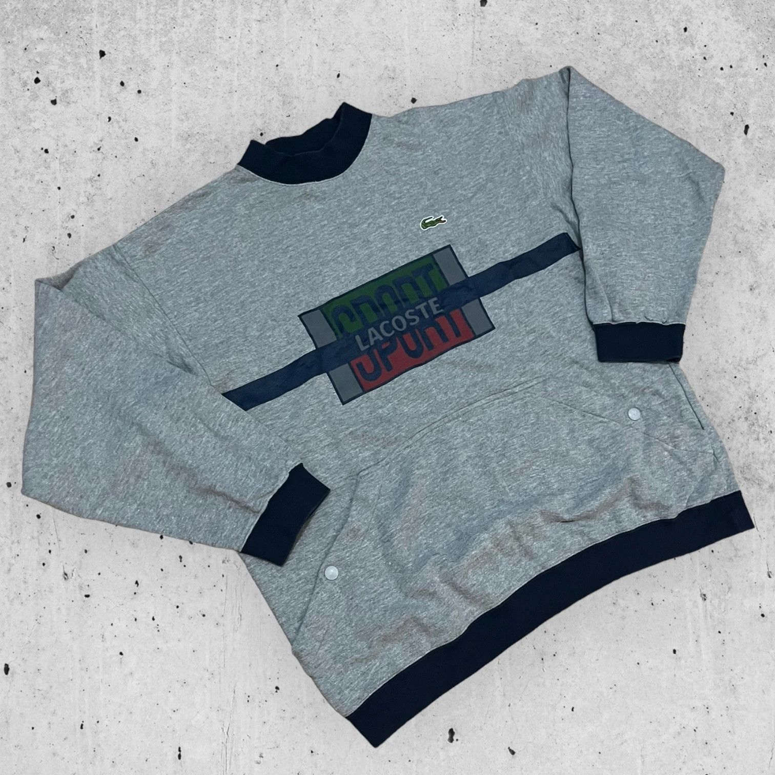 Vintage Lacoste 80/90s y2k vintage sweatshirt Size US M / EU 48-50 / 2 - 2 Preview