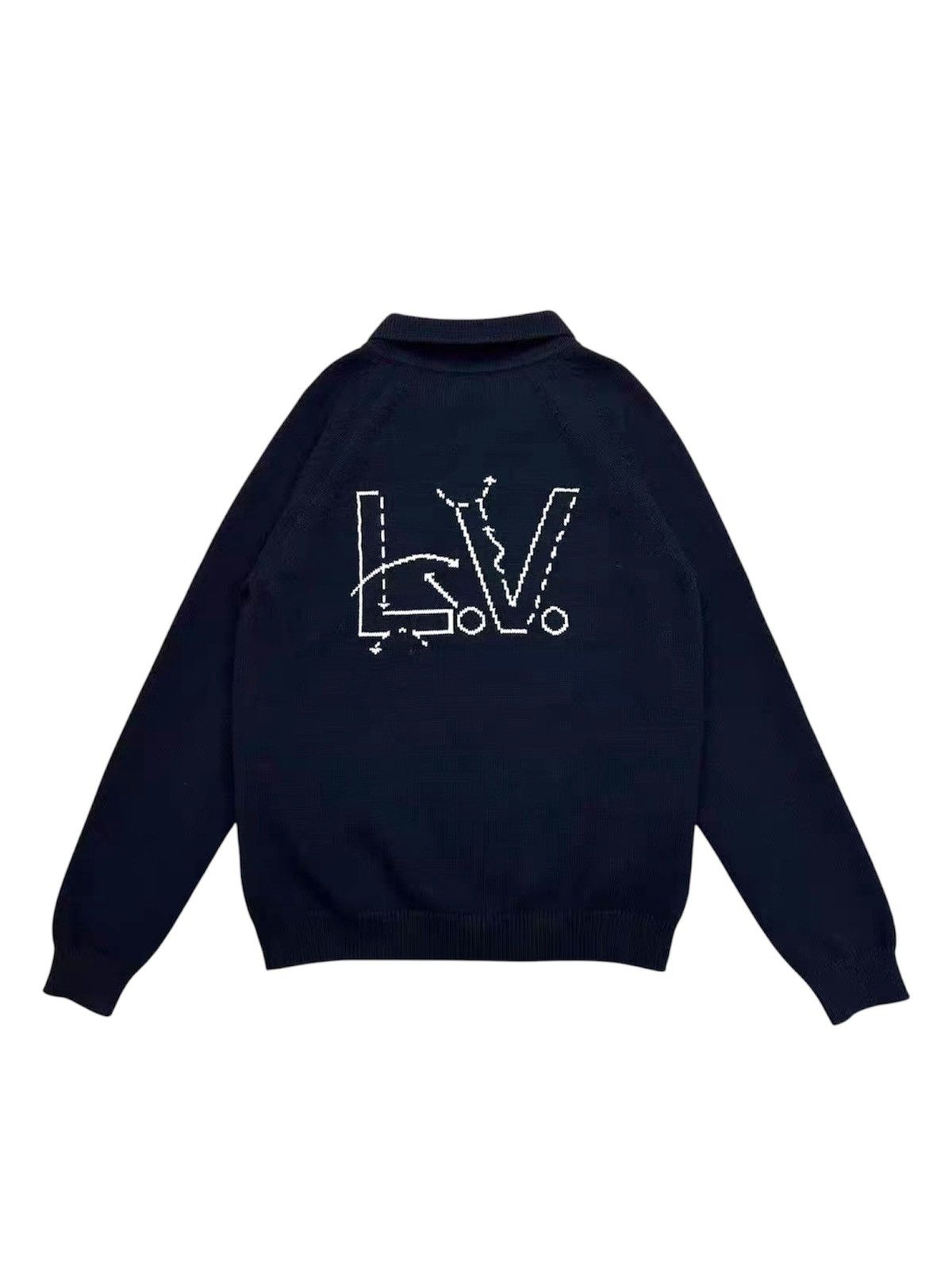 Louis Vuitton × NBA Louis Vuitton x NBA XL Knitted Cardigan Jacket Virgil Abloh Size US XL / EU 56 / 4 - 2 Thumbnail