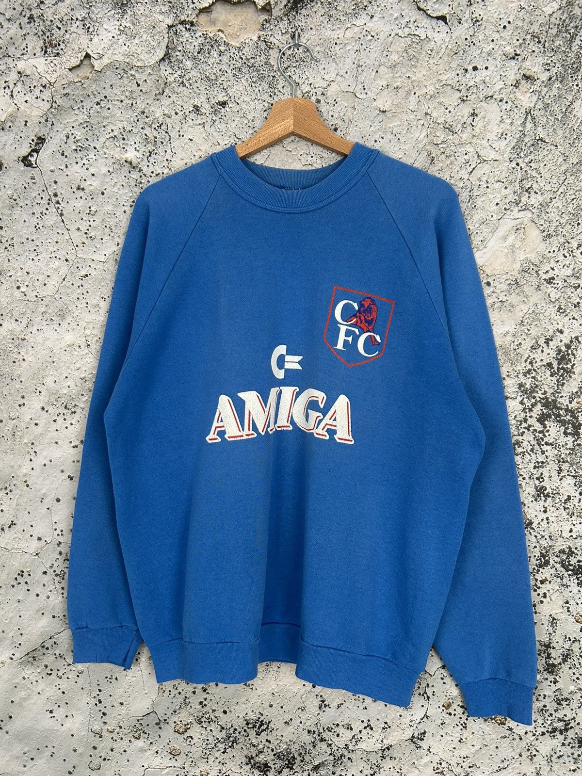 Vintage Vintage Chelsea London Amiga 90s 80s Ultra Rare Sweatshirt Size US L / EU 52-54 / 3 - 1 Thumbnail