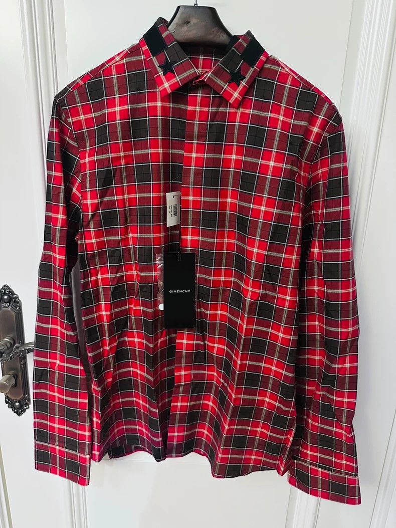 Givenchy Givenchy Red and black checked shirt, size 38 Size US M / EU 48-50 / 2 - 1 Thumbnail
