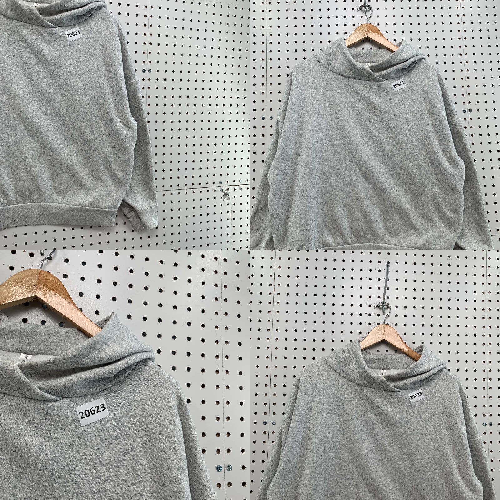 Fabletics Fabletics Hooded Sweatshirt Gray Women Small Hoodie Pullover 24x24 Cowl Size S / US 4 / IT 40 - 8 Thumbnail