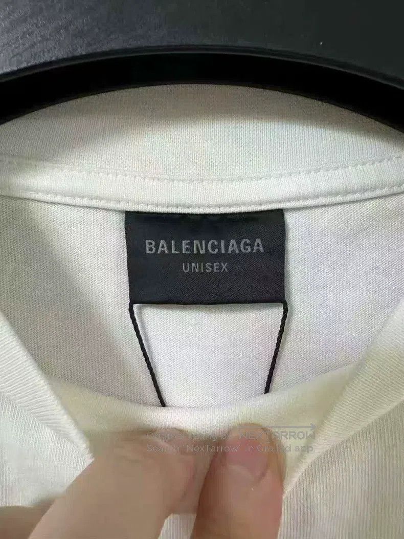 Balenciaga Balenciaga Alphabet Pattern Printed Round Neck Casual Shor Size US S / EU 44-46 / 1 - 3 Thumbnail